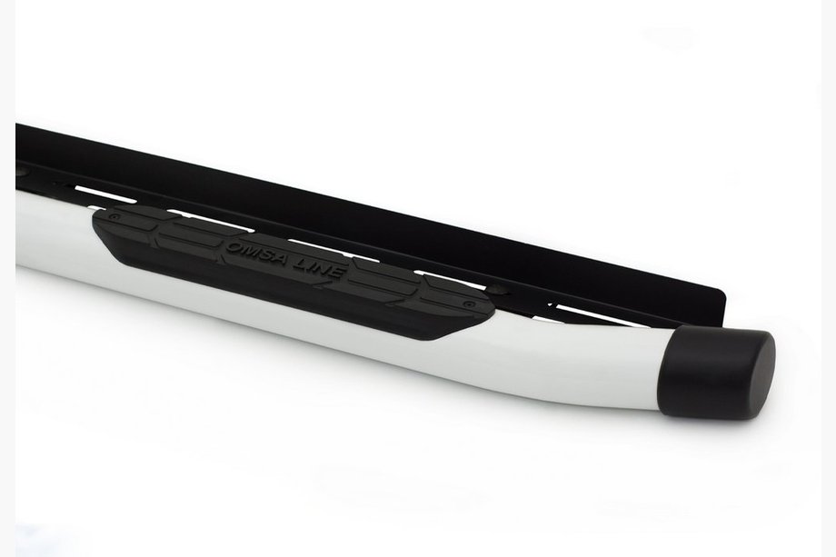 Volkswagen Amarok 2010-2022 Praguri laterale Amazon White (2 buc, negre) Image