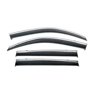 Deflectoare geamuri cu ornament cromat Niken Luxury (4 buc) foto 2