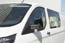 Ford Custom 2013-2022 Capace Oglinzi Crom Negru (2 buc, plastic) foto 1