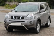 Nissan X-trail T31 2007-2014 Protectie Fata WT007 (Inox) foto 1