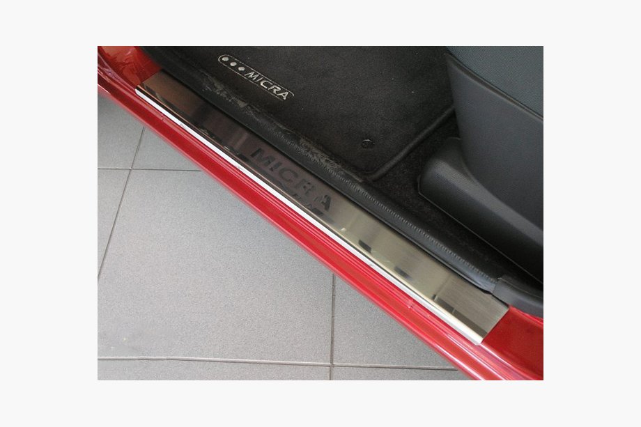 Nissan Micra K12 2003-2010 Praguri Natanika Premium (4 buc, inox) Foto 2
