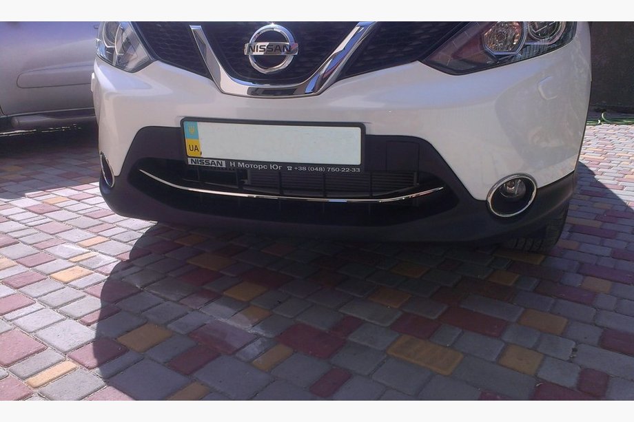Nissan Qashqai 2014-2021 Protectie bara fata inox (2014-2017) OmsaLine - Otel Inoxidabil Italian Foto 2