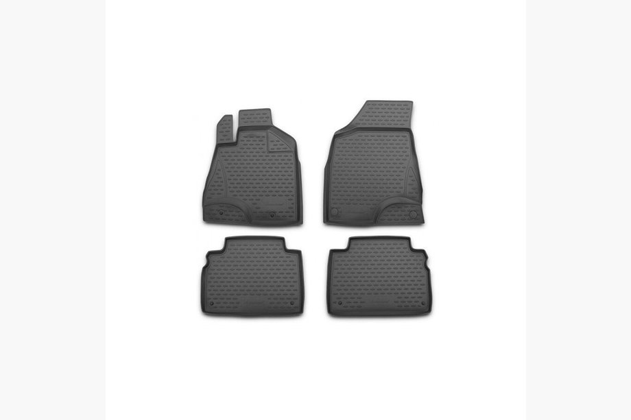 Nissan NP300 1999-2015 (2008↗) Covorase auto din cauciuc (4 buc, Novline) Foto 1