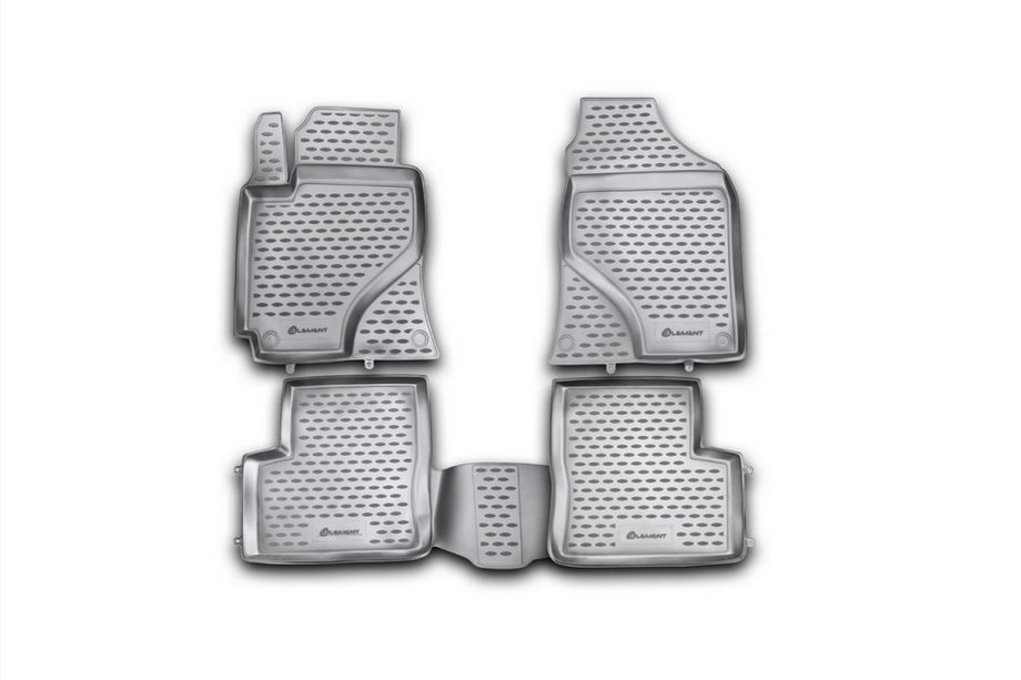 Lifan 620 Solano 2007- Covorase auto din cauciuc interior (4 buc, Novline) Varianta 1 Foto 1