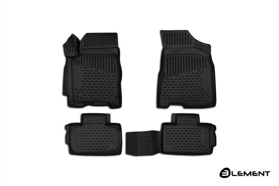 Daewoo Nexia 1995-2016 (2008↗) Covorase auto cauciuc interior (4 buc, Novline) Varianta 1 Foto 1