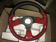 Opel Vectra A 1987-1995 Volan Rosu (cu Adapter) foto 1