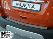 Opel Mokka 2012-2021 Protectie bara spate Nataniko (2012-2016, inox) foto 1