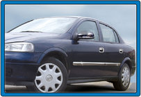 Opel Astra G classic 1998-2012 Molduri Usi Otel Inoxidabil (4 buc) OmsaLine - Otel Inoxidabil Italian foto 1