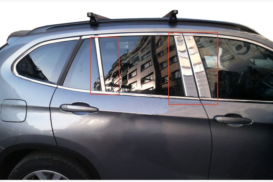 BMW X1 E84 2009-2015 Ornamente Stalpi Usa Inox 6 buc Foto 1