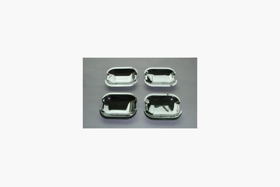 Mercedes ML W163 1997-2005 Insertii Cromate pentru Manere (4 buc, Otel Inoxidabil) Foto 1