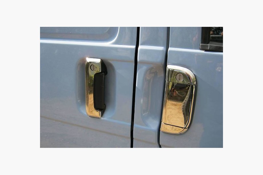 Volkswagen T4 Transporter 1990-2003 Capace Manere Cromate (7 piese, Otel) OmsaLine - Otel Inoxidabil Italian Foto 2