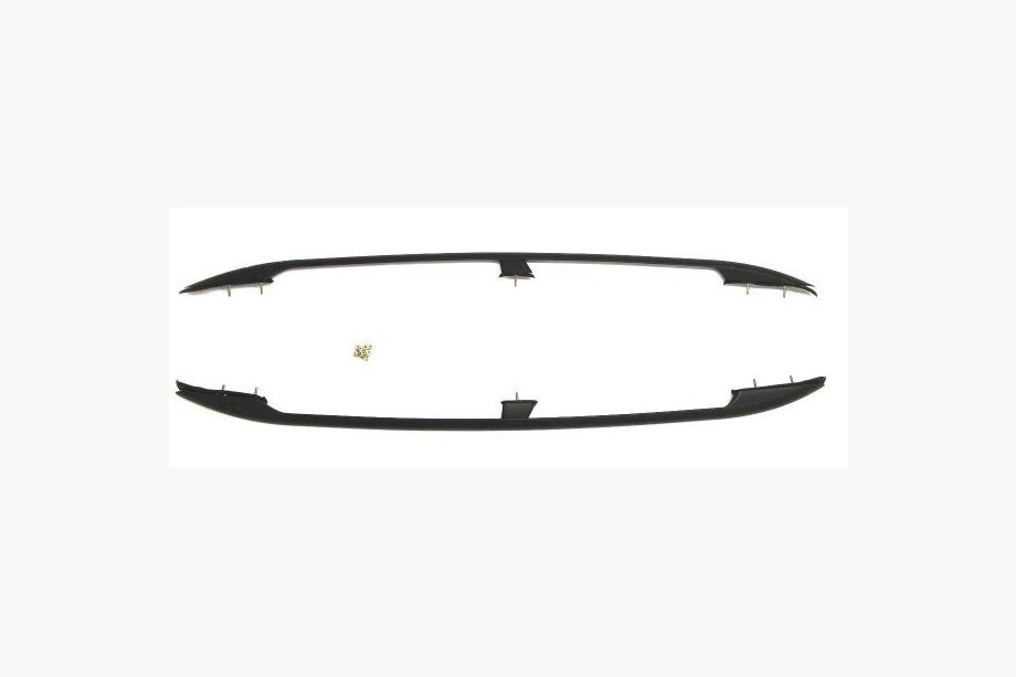 Fiat Doblo I 2005-2010 Bare longitudinale negre Baza Maxi, Picioare din Plastic Foto 8