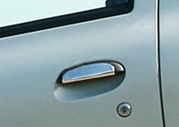 Renault Symbol 1999-2008 Capace Manere Cromate (Otel Inoxidabil) foto 5