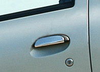 Renault Megane I 1996-2004 Capace Cromate Manere Usi (4 buc, Otel Inoxidabil) 2 buc, Carmos - Otel Turcesc foto 1