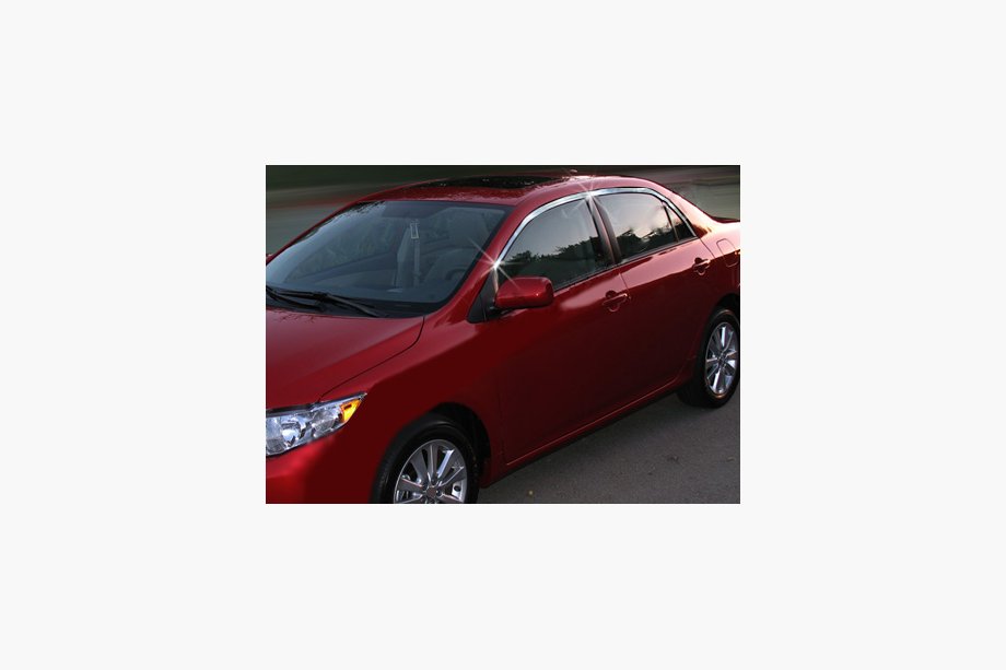 Toyota Corolla 2007-2013 Ornamente superioare geamuri inox (4 buc) Foto 2