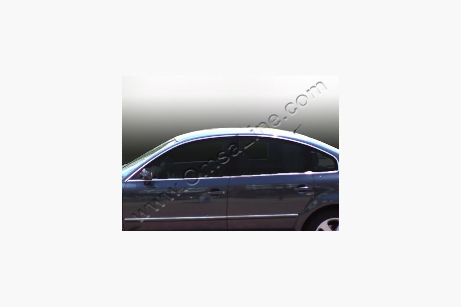 Volkswagen Passat B5 1997-2005 Ornament Superior Usa (6 buc, Otel Inoxidabil) Foto 2