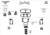 Alfa Romeo Spider/GTV 1995–2005 Decor bord Negru foto 3