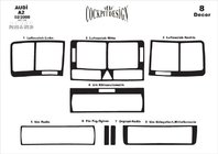 Audi A2 1999-2005 Capace bord (Meric) Aluminiu foto 4