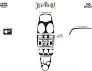 Ford Fiesta 2002-2008 Decoratiuni bord interior (2005-2008) Lemn foto 3