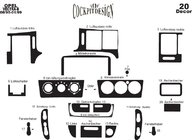 Opel Vectra B 1995-2002 Capace Panou Bord (1995-1999) Aluminiu foto 4