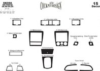 Skoda Octavia I Tour A4 1996-2010 Capace bord (2000+) Aluminiu foto 4