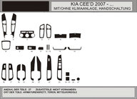 Kia Ceed 2007-2012 Capace Panou Bord Aluminiu foto 1