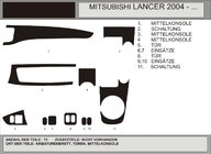 Mitsubishi Lancer 9 2004-2008 Capace bord (Hartman) foto 1
