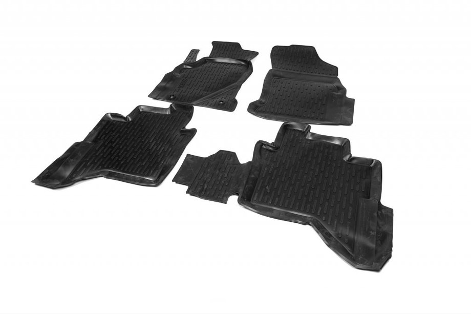 Toyota Hilux 2015- Covorase cauciuc (4 buc, Niken 3D) Image