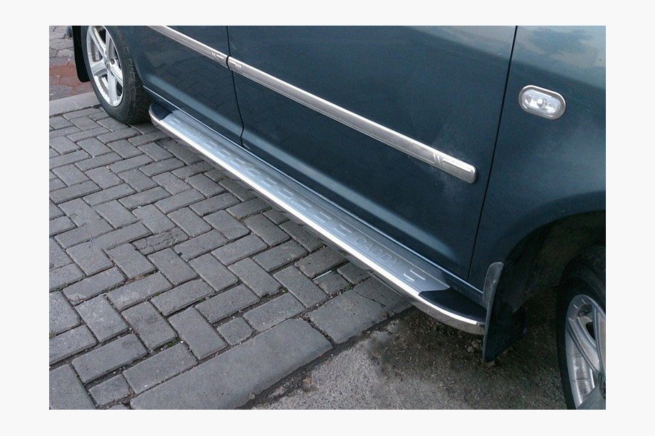 Volkswagen Caddy 2004-2010 Praguri Laterale Omsa MSline (2 buc, Aluminiu) Image