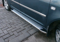 Volkswagen Caddy 2004-2010 Praguri Laterale Omsa MSline (2 buc, Aluminiu) foto 1