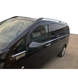 Ornamente inferioare geam din inox pe toata lungimea (8 buc) foto 1