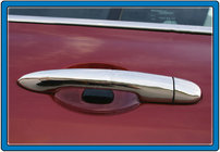 Renault Clio III 2005-2012 Capace Manere Cromate (Otel Inoxidabil) foto 2
