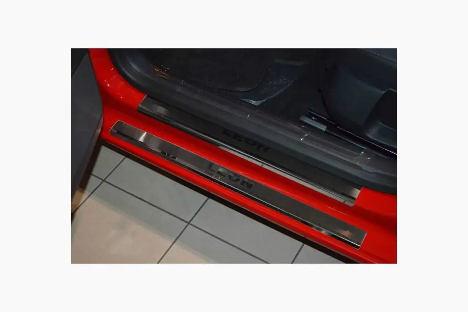 Seat Leon 2013-2020 Protectii Praguri Nataniko (8 buc, Inox) Image