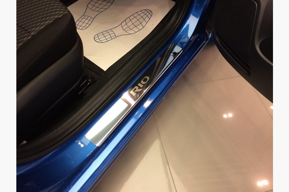 Kia Rio 2005-2011 Praguri Natanika Standard (4 buc, inox) Foto 1