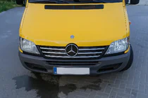 Mercedes Sprinter W901/902/903/904/905 1995–2006 Ornamente crom pentru rama grilei radiatorului (2002-2006, 5 piese, inox) Carmos - Otel Inoxidabil Turcesc foto 3