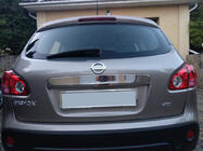 Nissan Qashqai 2007-2010 Ornament de portbagaj deasupra numarului (inox) Fara Buton, Carmos - Otel Turcesc foto 1