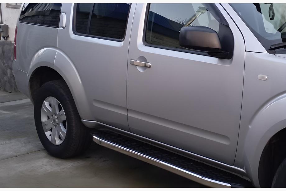 Nissan Pathfinder R51 2005-2014 Capace Manere Cromate (2 buc, Otel Inoxidabil) Cu chip, OmsaLine - Otel Inoxidabil Italian Foto 4