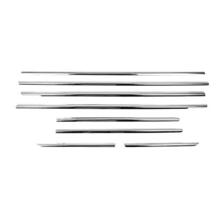 Ornamente exterioare geamuri (8 buc, inox) foto 3
