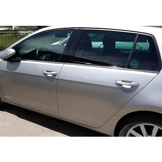 Ornamente inferioare geam Black Chrome (4 buc, inox) Volkswagen Golf 7/E-Golf 2012-2020 foto 1