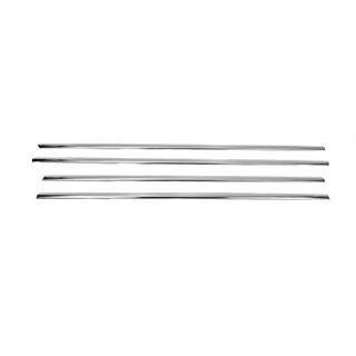 Ornamente inferioare geam Black Chrome (4 buc, inox) Volkswagen Golf 7/E-Golf 2012-2020 foto 2