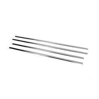 Ornamente inferioare geam Black Chrome (4 buc, inox) Volkswagen Golf 7/E-Golf 2012-2020 foto 4