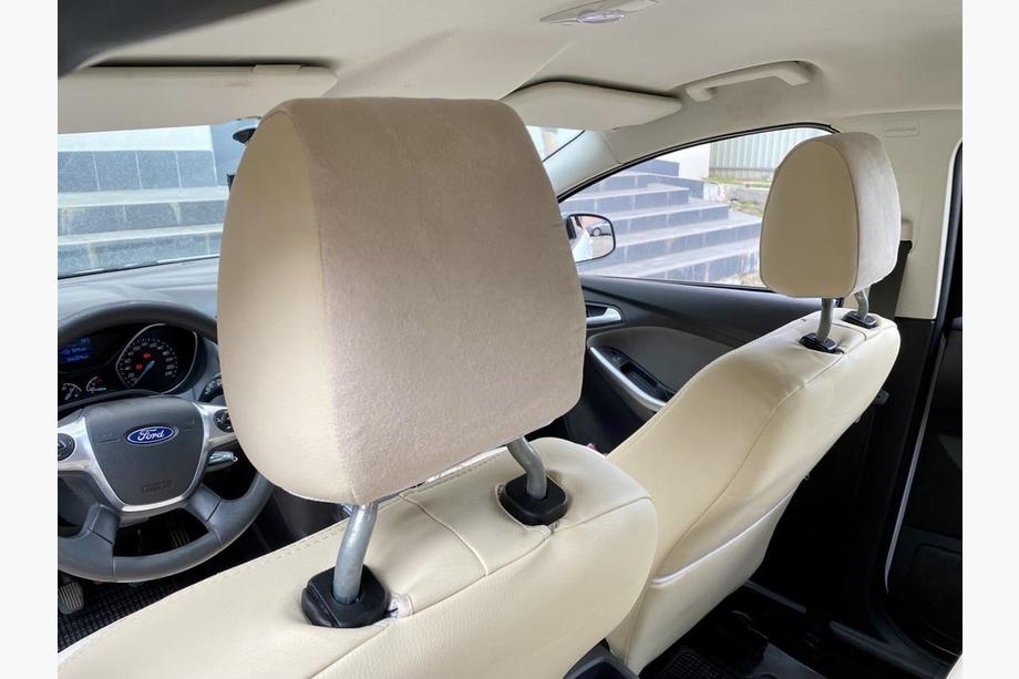 Ford Focus III 2011-2017 Huse Auto Piele Ecologica+Textil+Alcantara Antara A099 (Set Complet) Foto 6