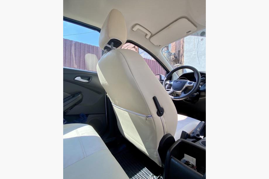 Ford Focus III 2011-2017 Huse Auto Piele Ecologica+Textil+Alcantara Antara A099 (Set Complet) Foto 16