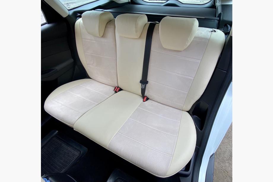 Ford Focus III 2011-2017 Huse Auto Piele Ecologica+Textil+Alcantara Antara A099 (Set Complet) Foto 8