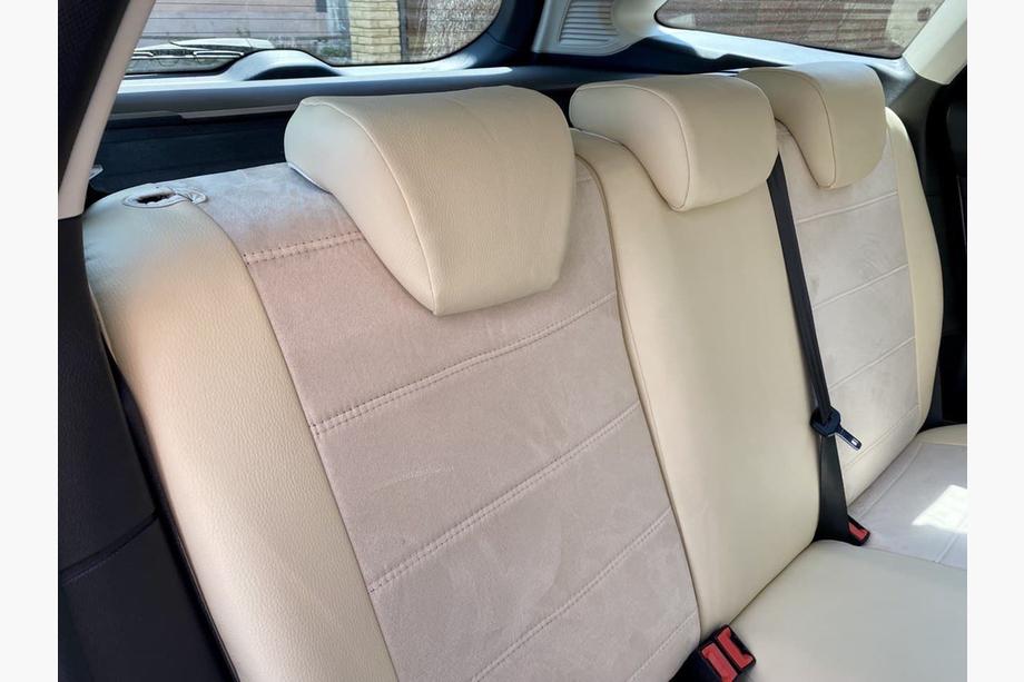 Ford Focus III 2011-2017 Huse Auto Piele Ecologica+Textil+Alcantara Antara A099 (Set Complet) Foto 11
