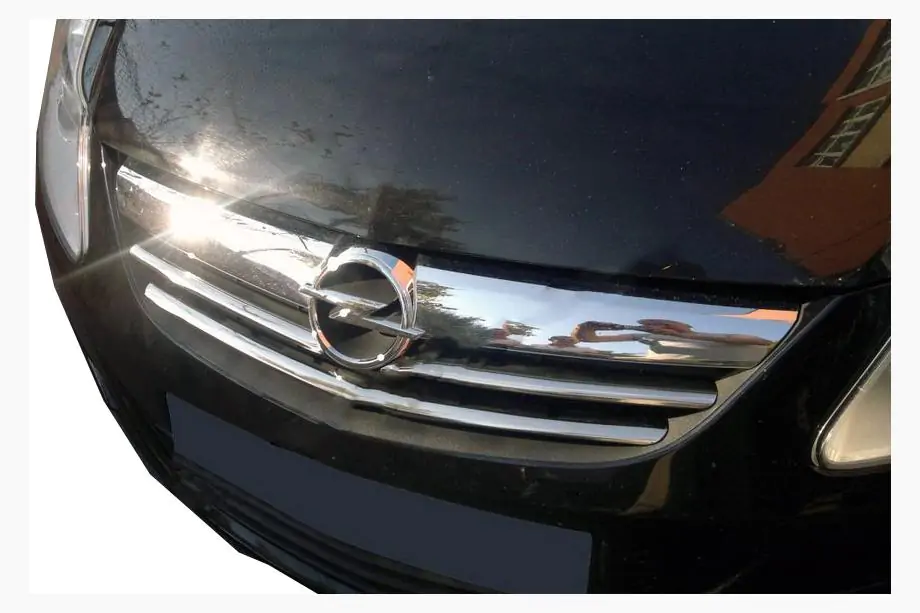 Opel Corsa D 2007-2014 Capace grila cromate (3 piese, inox) Image