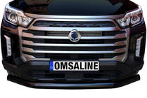 SsangYong Musso II 2018– Protectie fata Texas (76mm, negru) foto 3