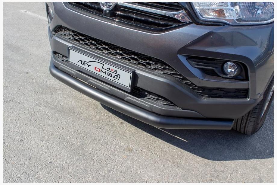 SsangYong Musso II 2018– Protectie fata Texas (76mm, negru) Image