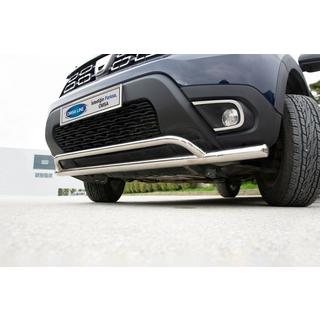 Protectie Fata Vegas (60/42mm, Inox) Dacia Duster 2018-2024 foto 2