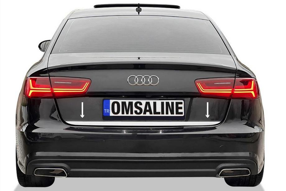Audi A6 C8 2018–2025 Ornament portbagaj OmsaLine inox Image